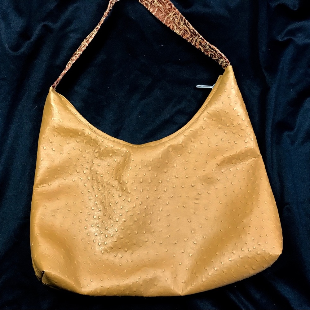 Faux beautiful ostrich pocket book